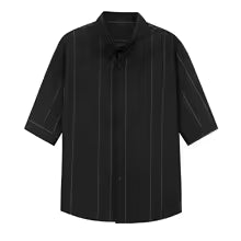 black and white clean shirt