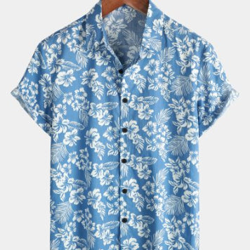 Casual Cardigan Top Digital Printed Shirt