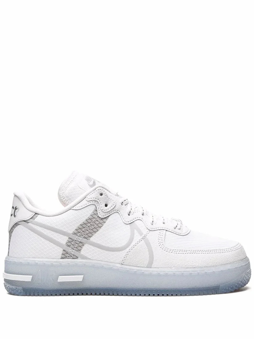 Air Force 1 React QSWhite/ Light Bone-Sail-Rush Coral sneakers