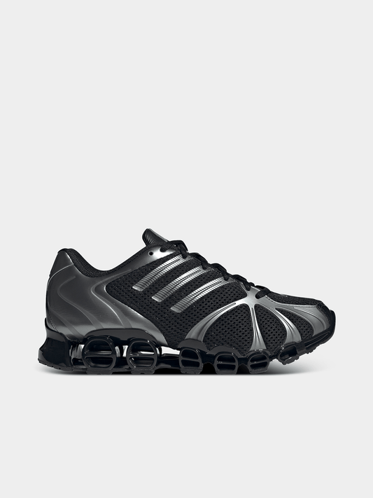 adidas Originals Women's Mega Ghostride Black/Silver Sneaker