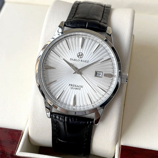 Mens Multifunctional Waterproof Automatic Quartz Business Watch