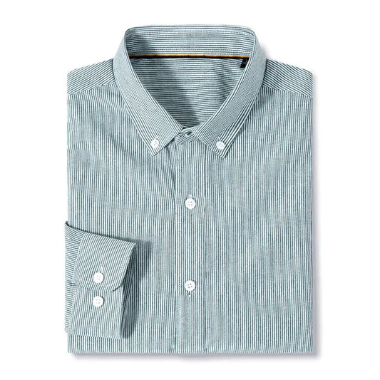 Spring long striped sleeved shirt
